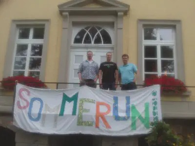 Paul, Karsten und Mirko bei der Sommeruni